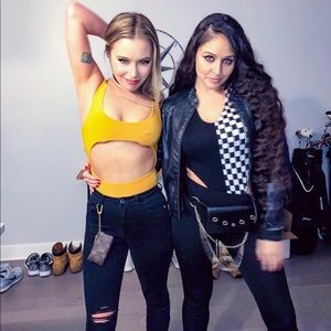 Yellow Forever21 Bodysuit